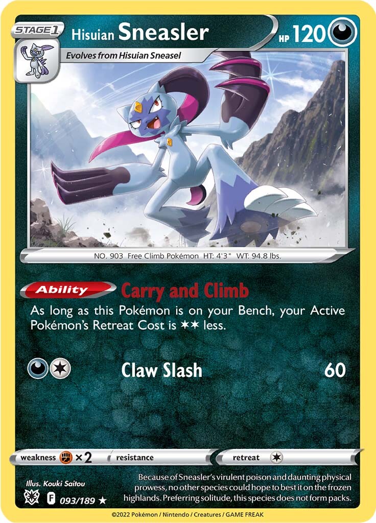 Sneasler de Hisui (093/189) [Espada y Escudo: Resplandor Astral]