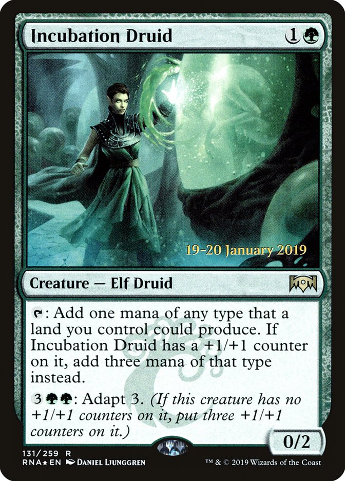 Druidesse incubatrice [Prerelease Promos de l'Allégeance de Ravnica]