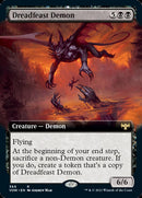 Demonio del Festín Horripilante (Arte extendido) [Innistrad: Voto Carmesí]