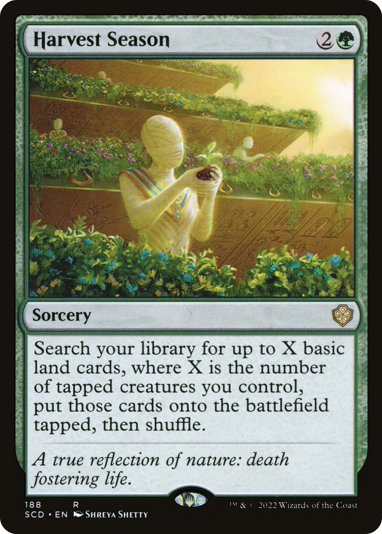 Saison des récoltes [Decks de Commandant pour débutants]