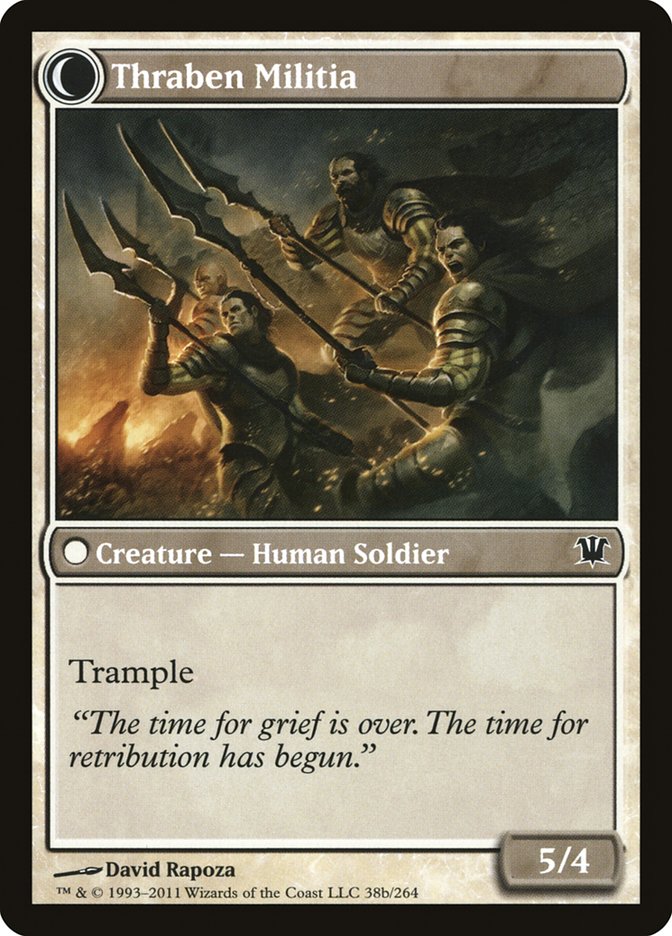 Sentinelle de Thraben // Milice de Thraben [Innistrad]
