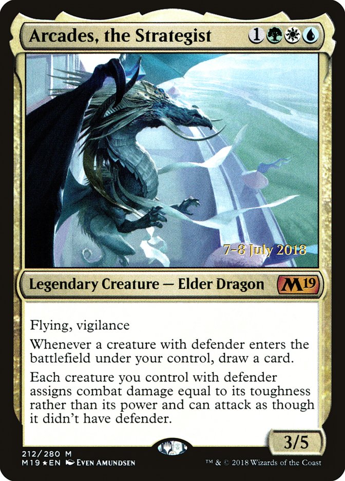 Arcades, el Estratega [Sobres de Prerelease de Core Set 2019]