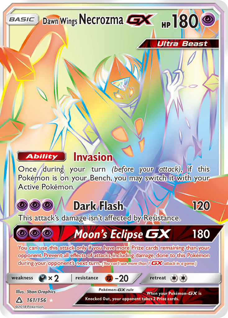 Necrozma Ailes de l'Aurore GX (161/156) [Soleil et Lune : Ultra-Prisme]