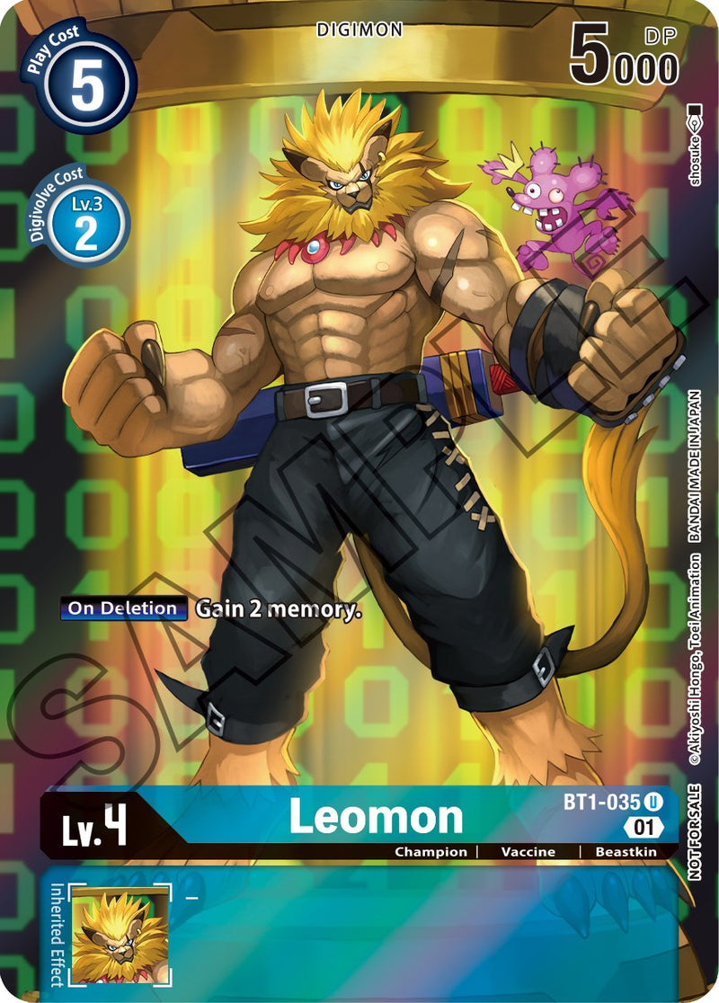 Leomon [BT1-035] (Tamer's Card Set 1) [Lanzamiento de Booster Especial Ver.1.0]