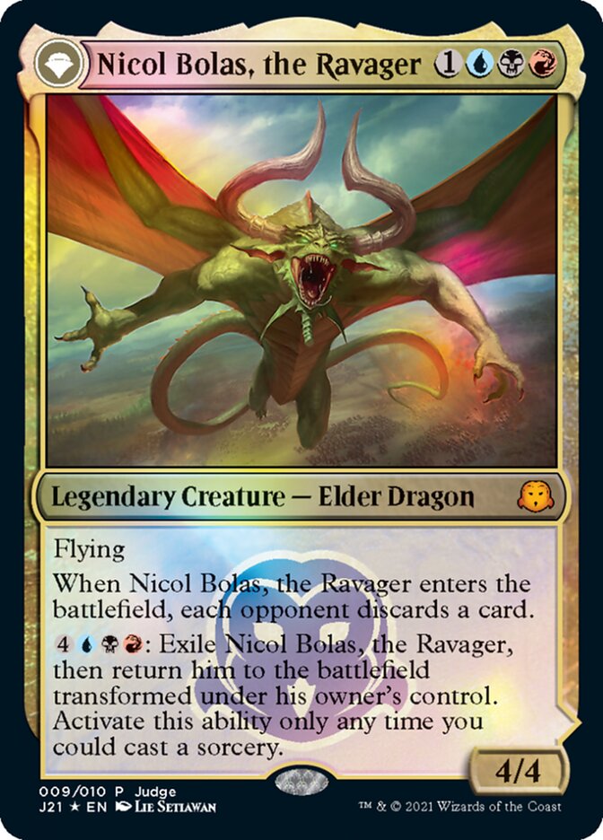 Nicol Bolas, le dévastateur // Nicol Bolas, le ressuscité [Judge Gift Cards 2021]