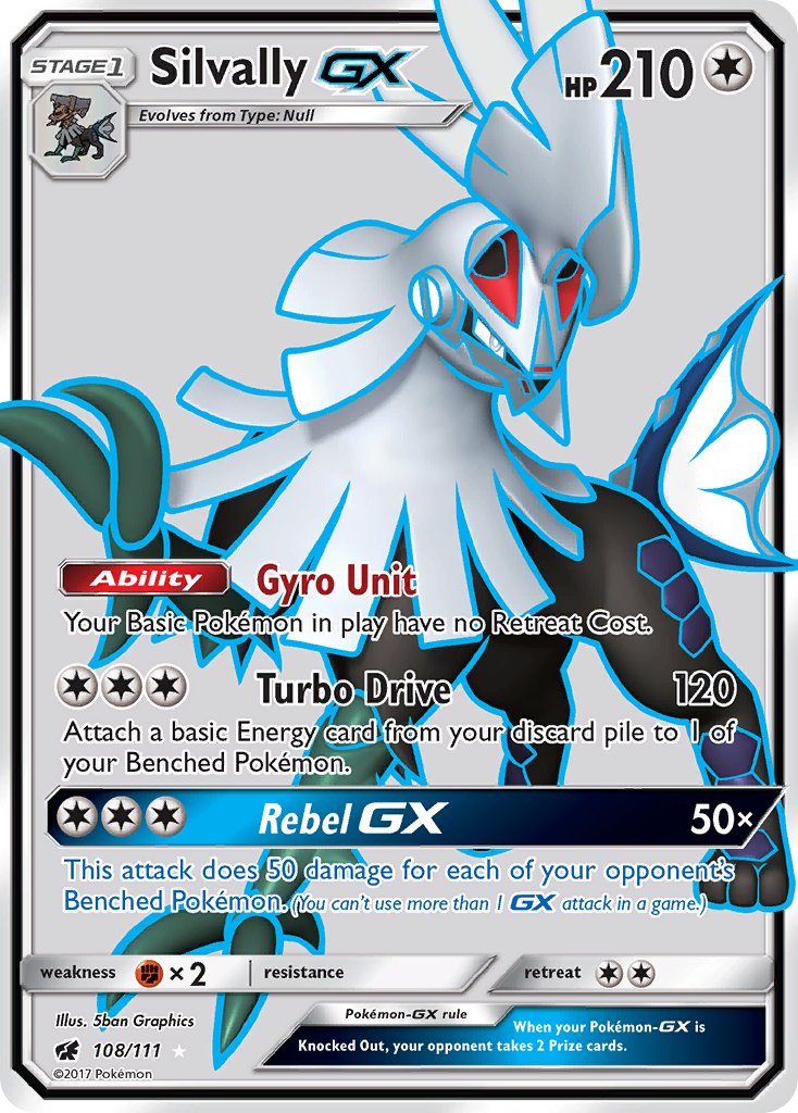 Silvalli GX (108/111) [Soleil et Lune : Invasion Carmin]