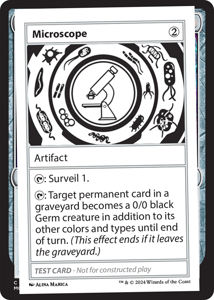 Microscope [Cartes de test du Booster mystère 2]