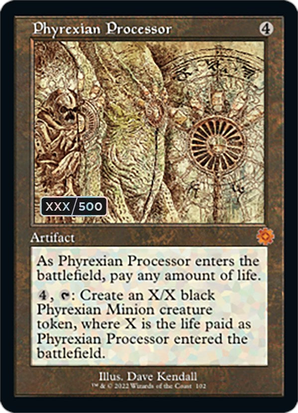 Processeur phyrexian (Rétro-schéma) (Série) [Les Guerres fraternelles Rétro-artefacts]