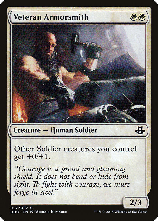 Fabricant d'armures vétéran [Duel Decks: Elspeth contre Kiora]