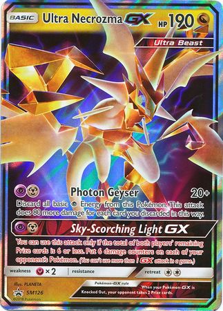 Ultra-Necrozma GX (SM126) (Carte géante) [Soleil et Lune : Cartes promo Black Star]