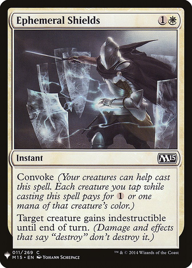Boucliers éphémères [Booster mystère]