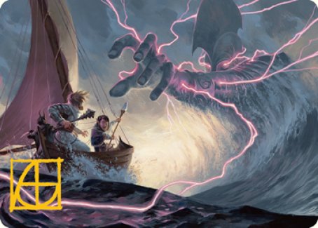 Carte d'illustration Hall of Storm Giants (Signature estampillée or) [Donjons & Dragons : Aventures dans les Royaumes Oubliés - Série d'illustrations]