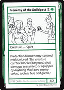 Meilleur ennemi du Pacte des Guildes (Édition 2021) [Cartes test de l'extension Mystery Booster]