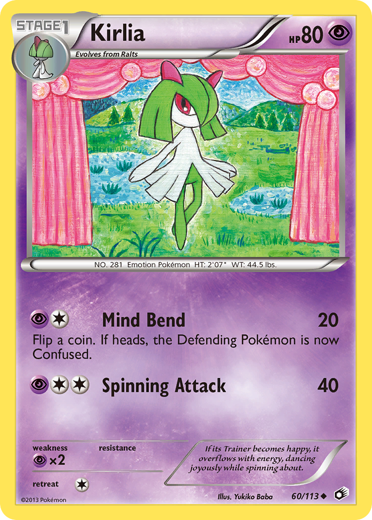 Kirlia (60/113) [Negro y Blanco: Tesoros Legendarios]
