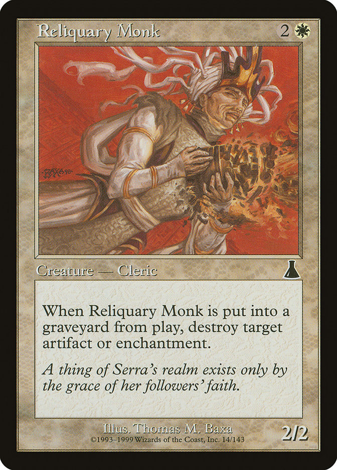 Moine reliquaire [Urza's Destiny]