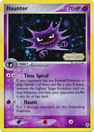 Haunter (35/92) (Estampado) [EX: Fabricantes de Leyendas]