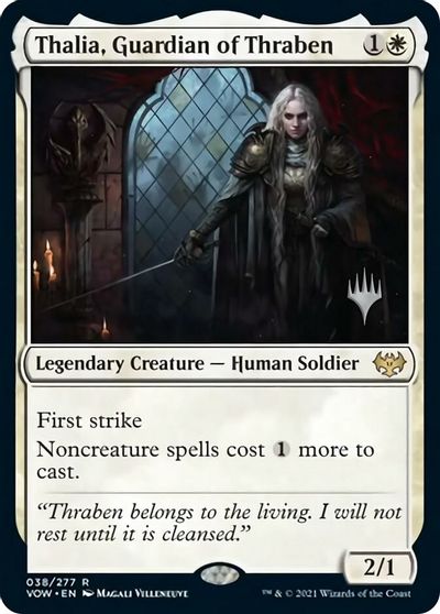Thalia, gardienne de Thraben (Booster promo) [Innistrad: Noces écarlates promos]