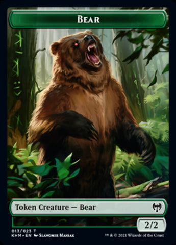 Ficha de oso [Kaldheim Tokens]