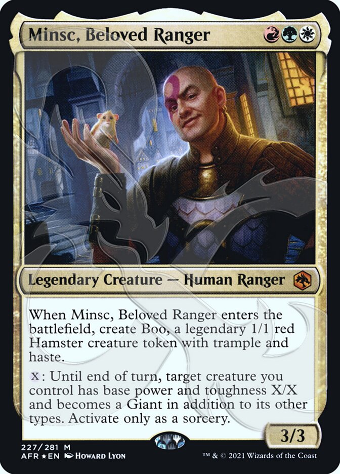 Minsc, rôdeur bien-aimé (promo Ampersand) [Dungeons & Dragons: Adventures in the Forgotten Realms Promos]