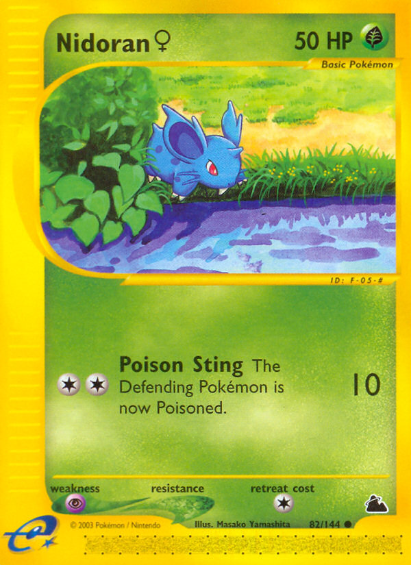 Nidoran (82/144) (Femenino) [Skyridge]