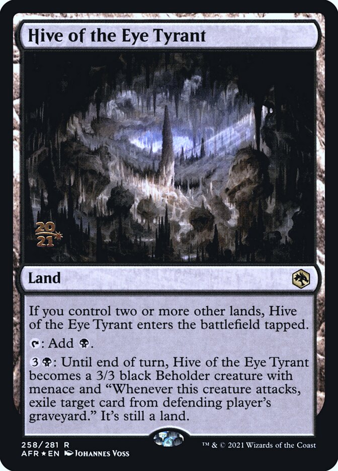Ruche du tyran à l'œil [Dungeons & Dragons: Adventures in the Forgotten Realms Prerelease Promos]