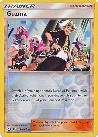 Guzma (115a/147) (Staff promocional del Campeonato Regional) [Sol y Luna: Sombras Ardientes]