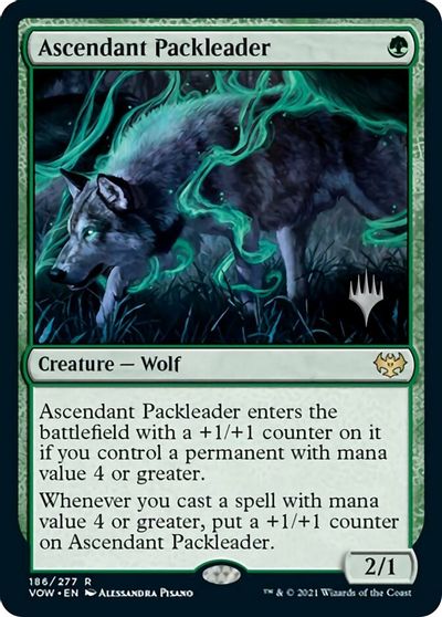 Chef de meute ascendant (Promo Pack) [Innistrad: Vœu cramoisi promos]