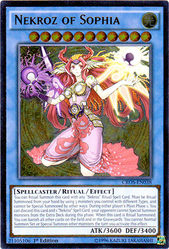 Nekroz de Sophia (UTR) [CROS-EN038] Ultimate Rare