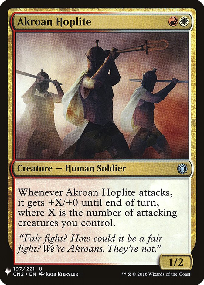 Hoplite akroen [Booster mystère]