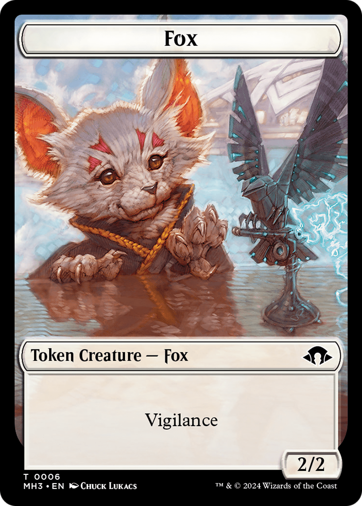 Germe phyrexian // Renard Jeton double face [Modern Horizons 3 Jetons]