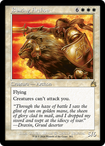 Arconte Flamígero (Marco Retro) [Ravnica Remastered]