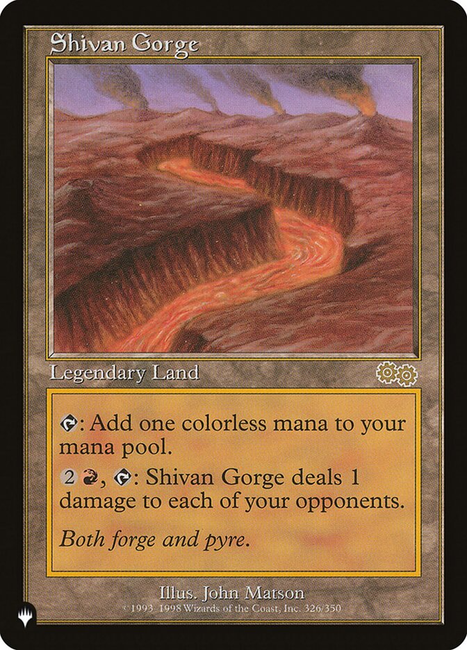 Garganta de Shivan [The List]