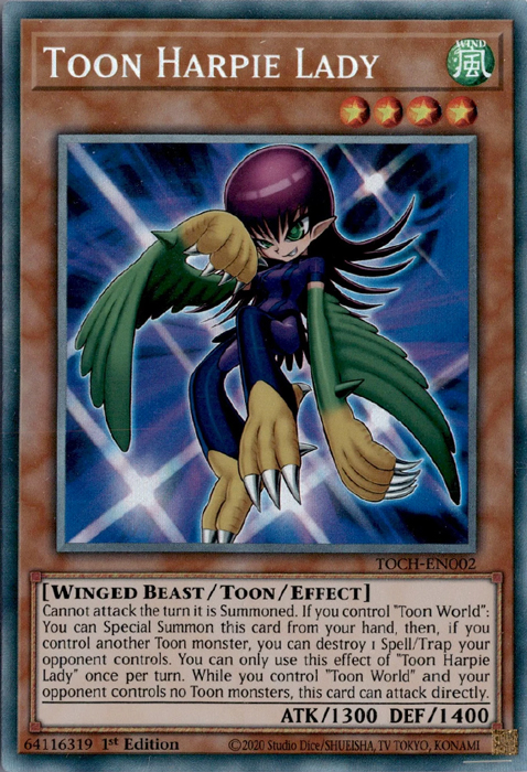 Harpy cartoon [TOCH-EN002] Collector's Rare