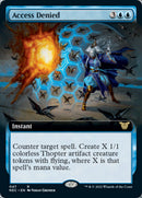 Accès refusé (Extended Art) [Kamigawa : La dynastie néon Commander]