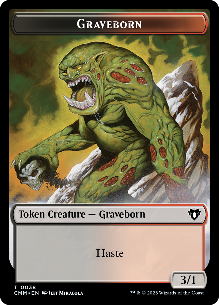 Thopter // Jeton Double-Face Nécrophage [Jetons Commander Masters]