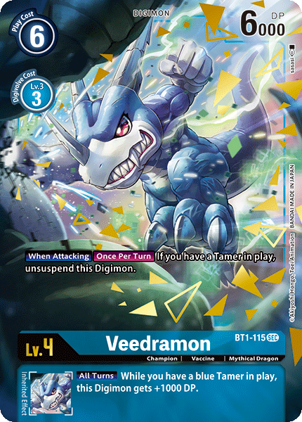 Veedramon [BT1-115] (Arte Alternativo) [Lanzamiento de la Edición Especial de Refuerzo Ver.1.0]