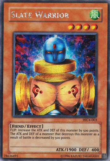 Guerrier d'Ardoise [WC4-003] Secret Rare
