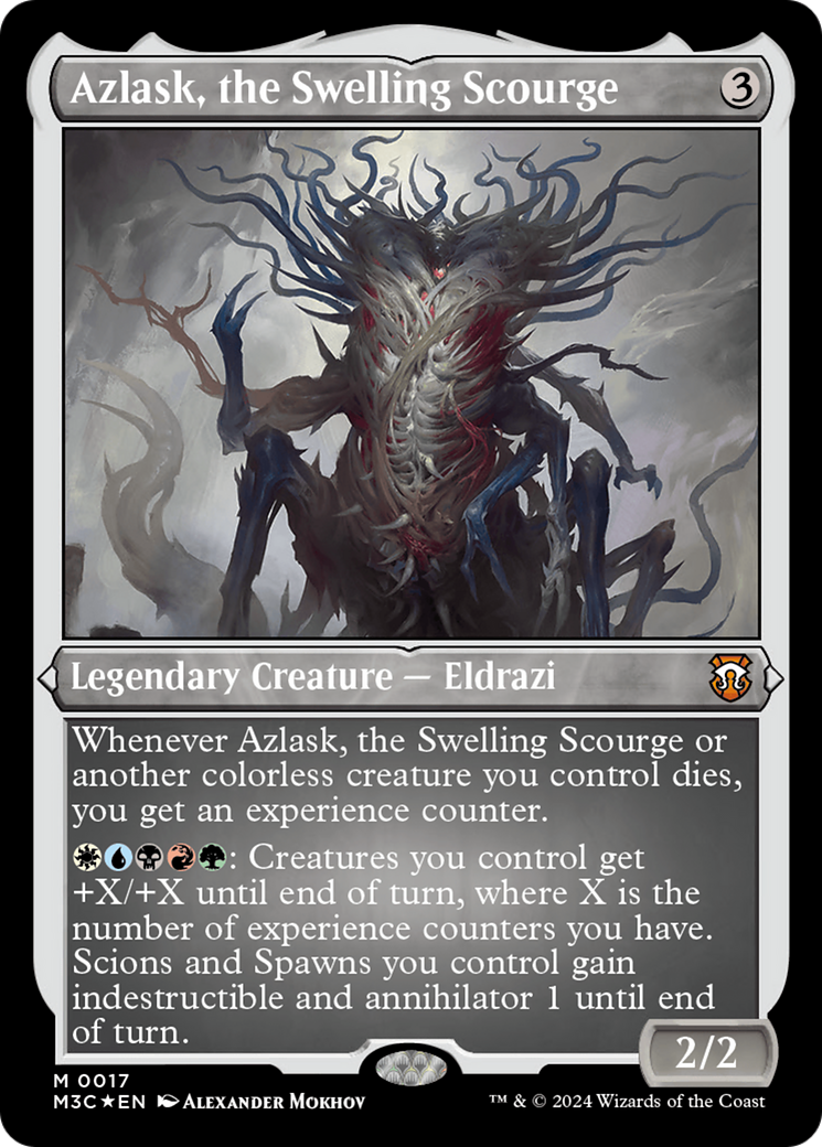Azlask, le fléau croissant (Foil gravé) [Modern Horizons 3 Commander]