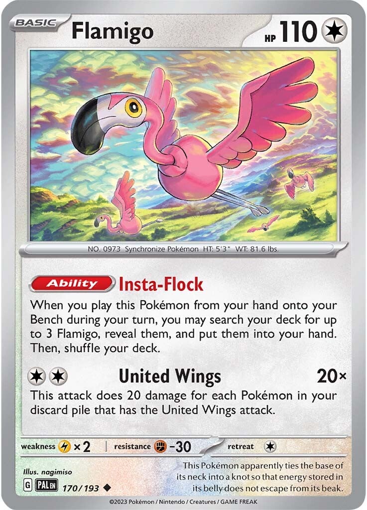 Flamigo (170/193) [Escarlata y Púrpura: Evolución en Paldea]