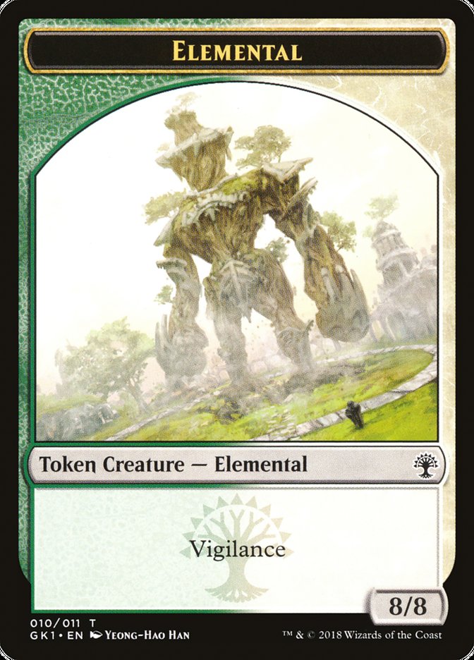 Élémental // Centaure Jeton recto-verso [Jetons des Guildes de Ravnica]