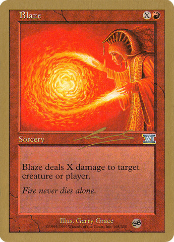Blaze (Nicolas Labarre) [Mazos del Campeonato Mundial 2000]