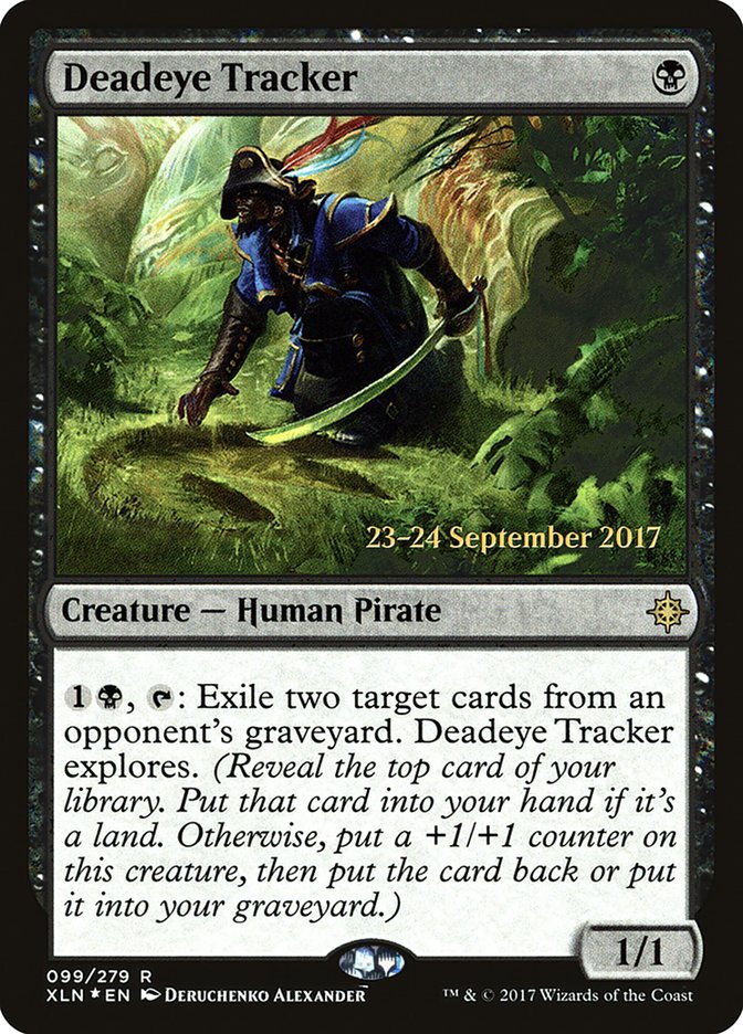Traqueur à l'œil de lynx [Cartes promotionnelles d'avant-première d'Ixalan]