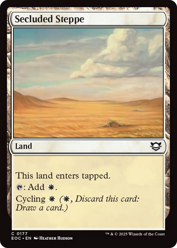 Steppe isolée [Commander : Aux confins de l'éternité]