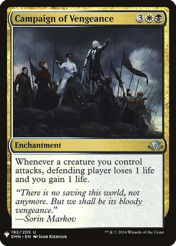 Campagne de vengeance [Mystery Booster]