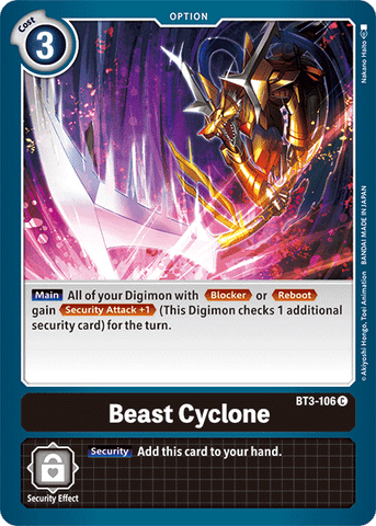 Ciclón Bestia [BT3-106] [Release Special Booster Ver.1.5]
