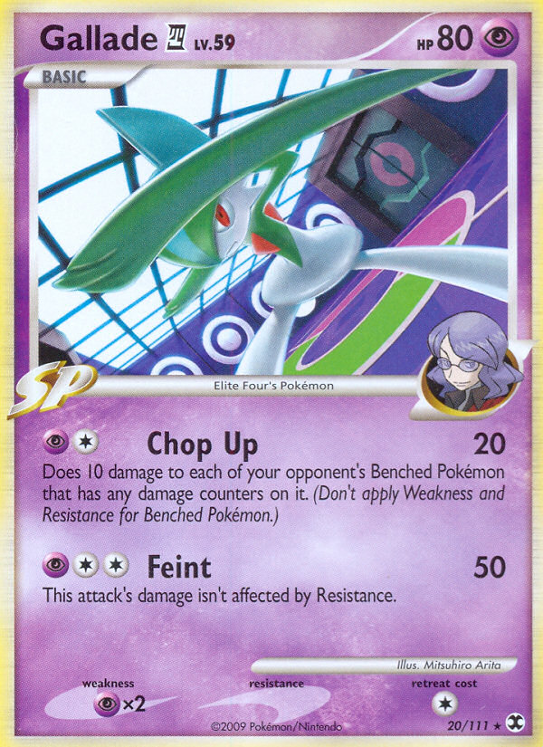 Gallade (20/111) [Platino: Duelos Secretos]