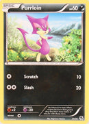 Purrloin (25/30) [Negro y Blanco: Kit de Entrenador - Zoroark]