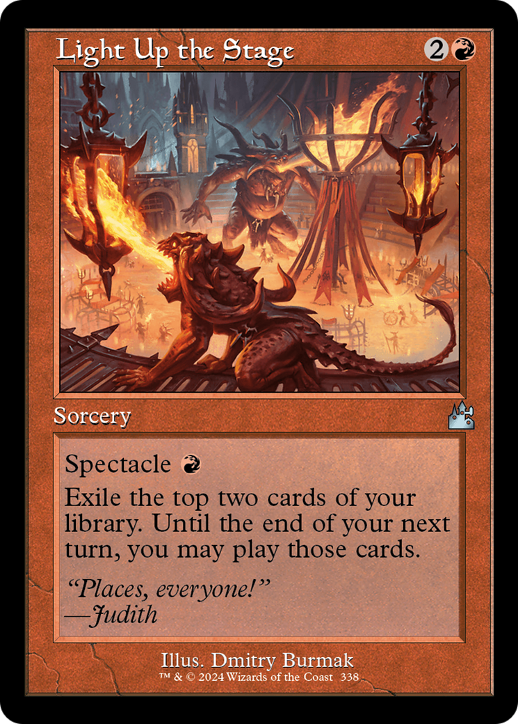 Illuminer la scène (cadre rétro) [Ravnica Remastered]