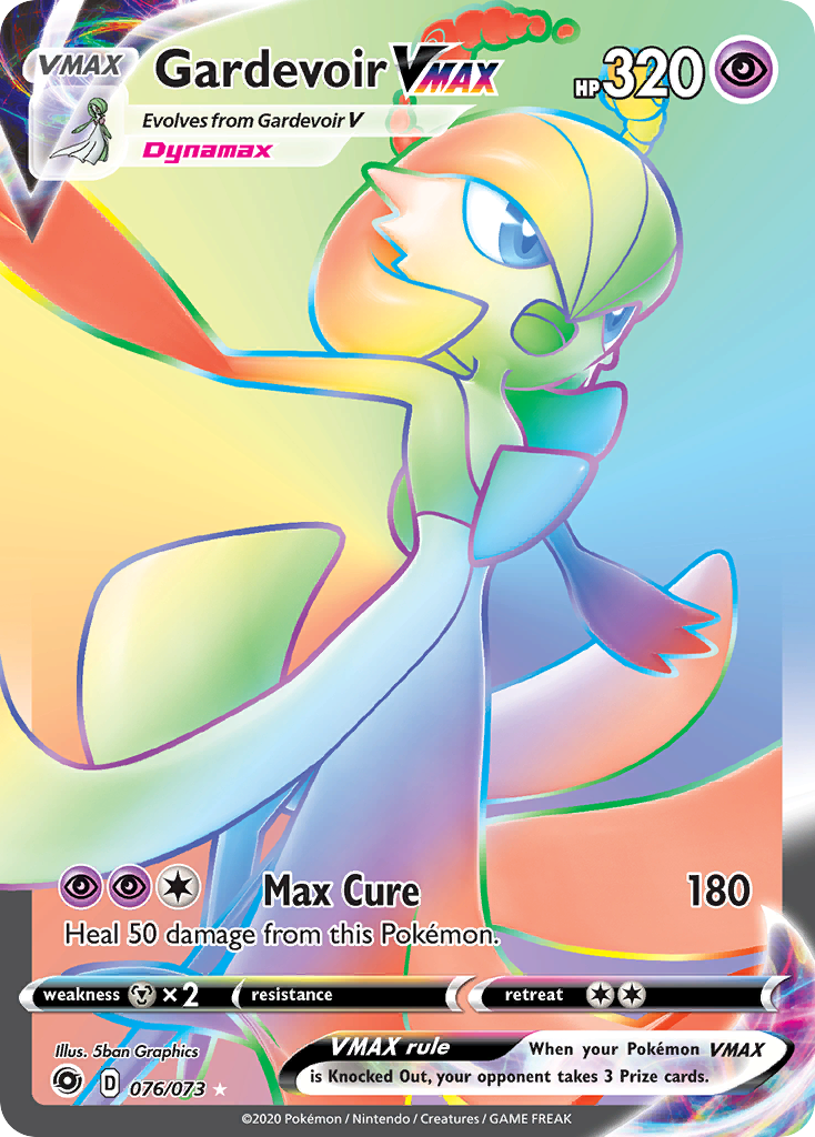 Gardevoir VMAX (076/073) [Épée et Bouclier : Voie du Maître]