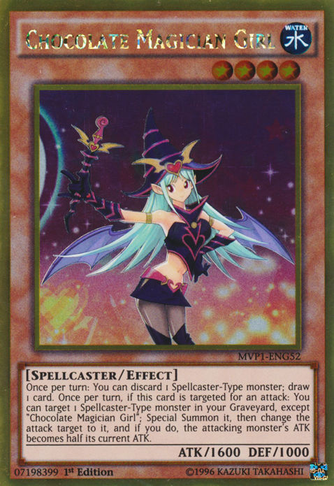 Magicienne des Ténèbres du Chocolat [MVP1-FR052] Gold Rare